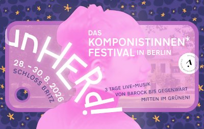 Schmuckbild - Design von Komponistin Amy Beach vor Schloss